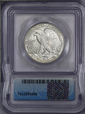 1936-D Walking Liberty Half Dollar DDO FS-101 showing doubling on date numerals and Denver D mint mark